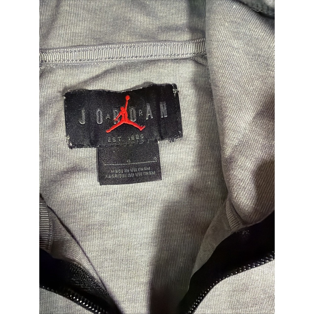 Nike Air Jordan Sport 1/2 Half Zip Hoodie Gray DV1245-091 Men's Large - Picture 12 of 16